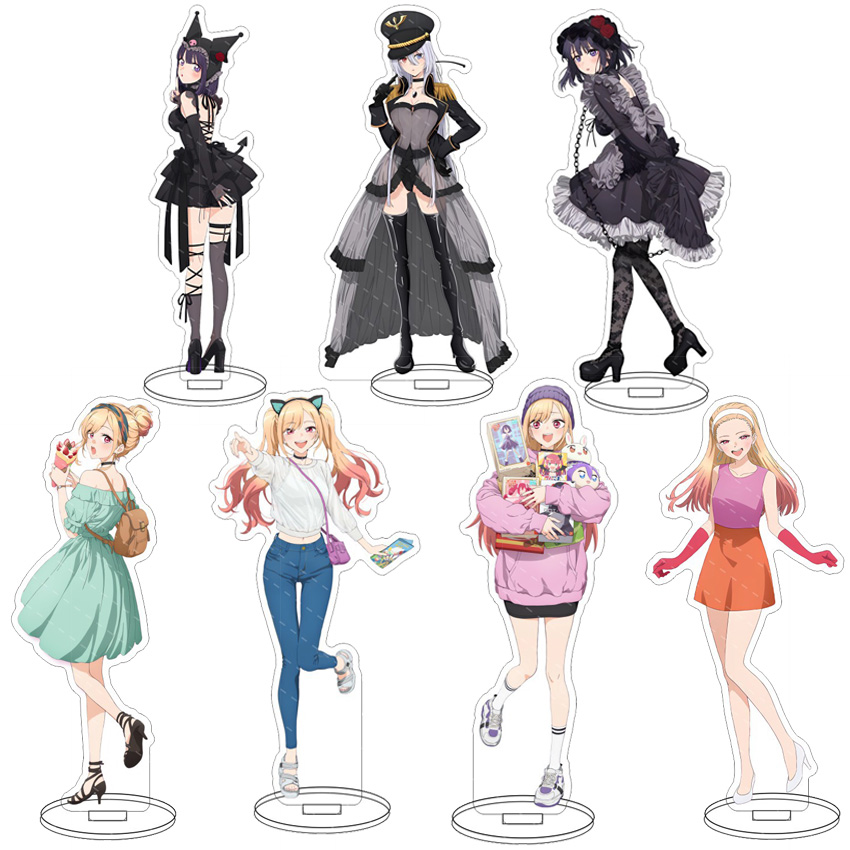 Anime Cosplay Rental - Акриловая подставка 16 см с аниме-персонажами
