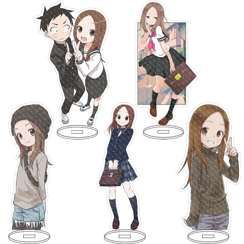 Anime Cosplay Rental - Акриловая подставка-фигурка 16 см: Аниме-персонажи Такаги-сан