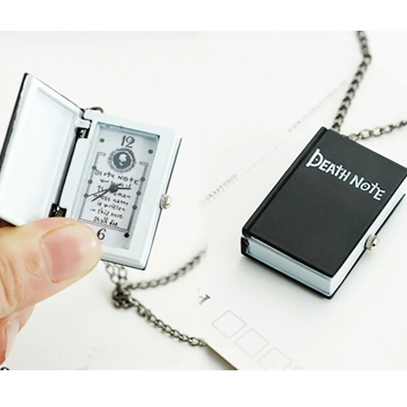 Death Note Replica - Аниме-часы DEATH NOTE: кварцевые карманные часы,