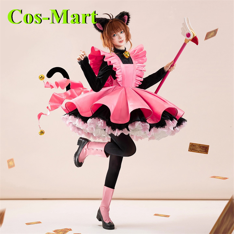 Anime Cosplay Pink - Cos-Mart аниме Cardcaptor Sakura KINOMOTO SAKURA