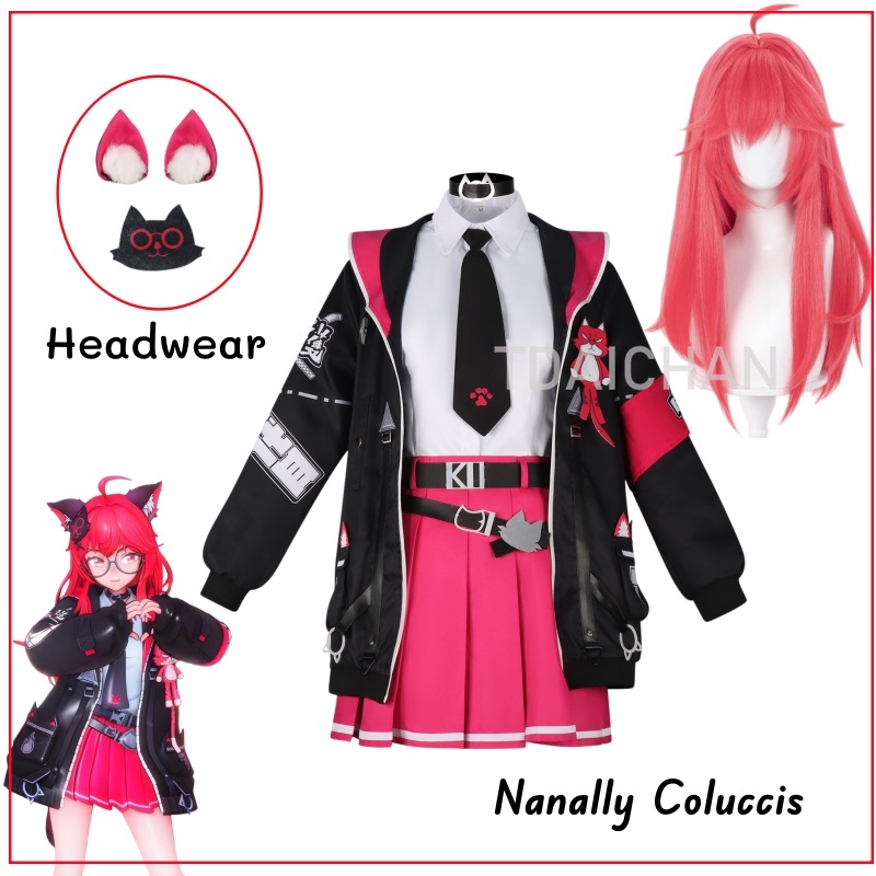 Anime Cosplay Pink - Костюм для косплея Наналли Колуччи из