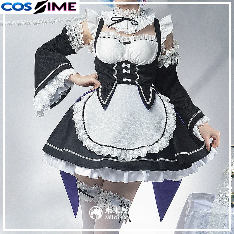 Anime Cosplay Re Zero - Костюм для косплея Рем — платье
