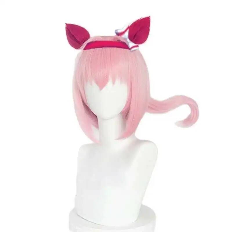 Anime Cosplay Pink - Uma Musume Haru Urara Косплей Парик