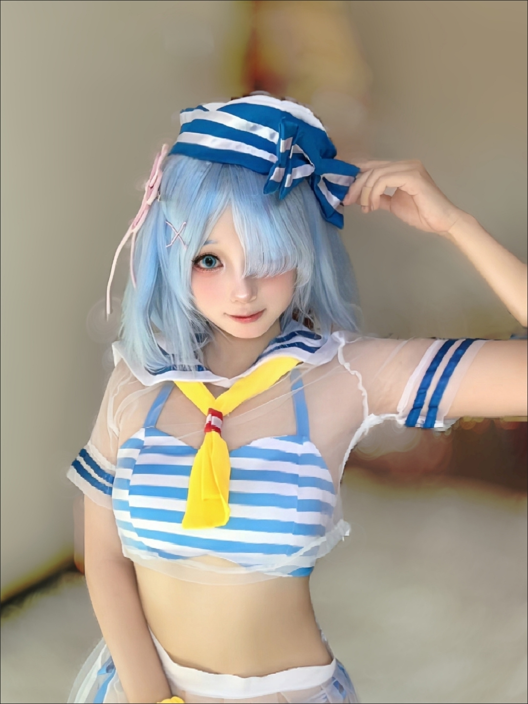 Anime Cosplay Re Zero - Костюм для косплея Рем из Re:Zero