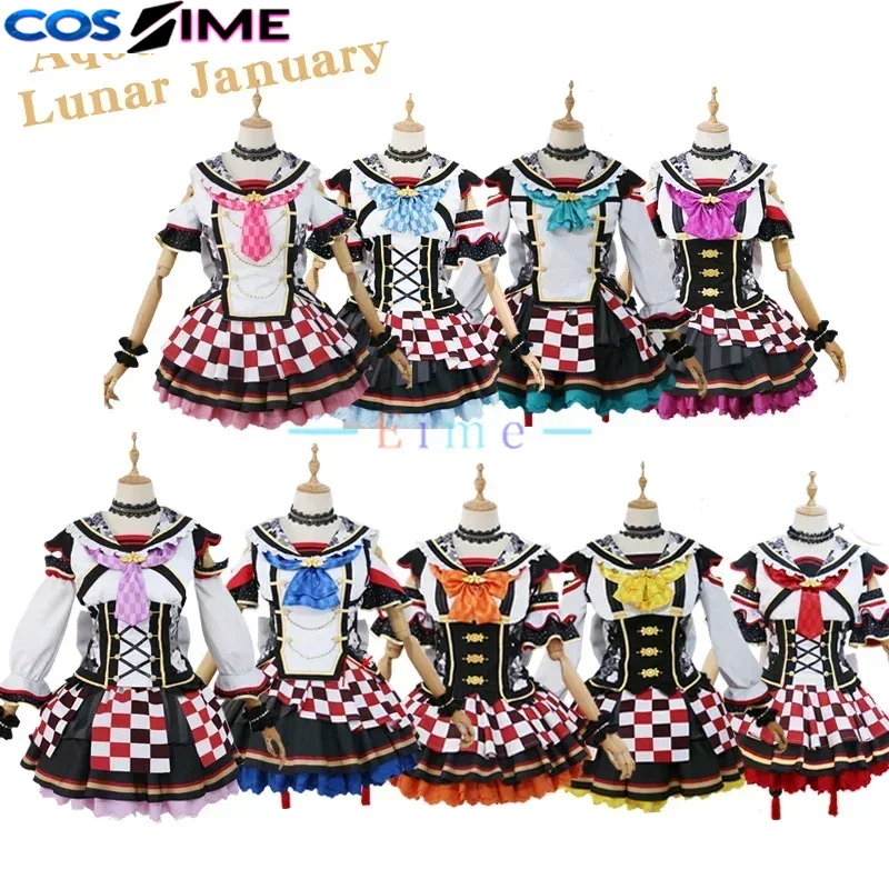 Anime Cosplay Live - Костюм для косплея Aqours Lunar January