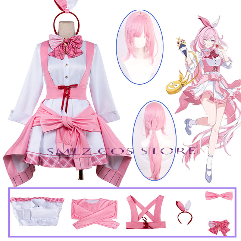 Anime Cosplay Pink - Костюм для косплея Элизии из Honkai