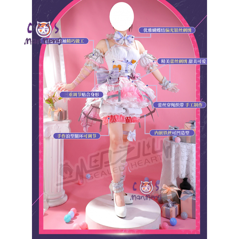 Akiyama Mizuki Amia mzk аниме  – обзор и цена Anime Cosplay Pink