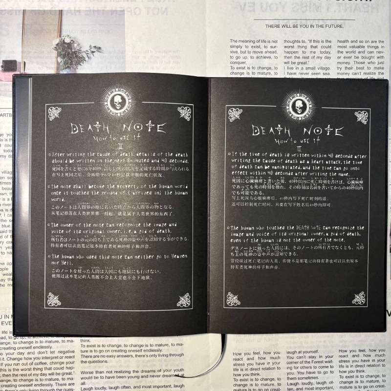 Новый коллекционный блокнот «Т – обзор и цена Death Note Replica