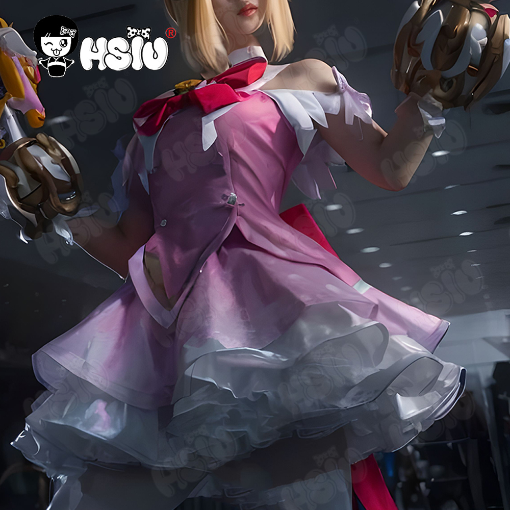 Юно Косплей Костюм Парик HSIU  – обзор и цена Anime Cosplay Pink