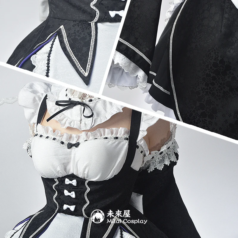 Костюм для косплея Рем — плать – обзор и цена Anime Cosplay Re Zero