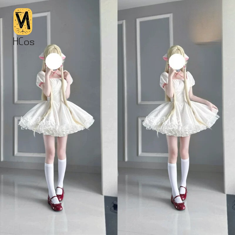 Костюм для косплея Чобитс Чи,  – обзор и цена Anime Cosplay Pink