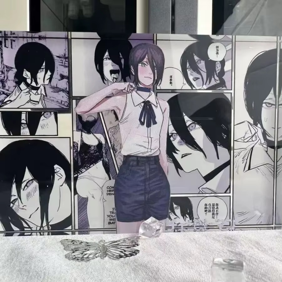 Акриловая фигурка Денджи и Рез – обзор и цена Anime Cosplay Props
